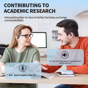 AI Translation Stereo Ear Clip Outdoor Sport Wireless Earphone XG22 Ear Hooks Classic <strong>Headset</strong> With Led Digital Display - Product Image 5