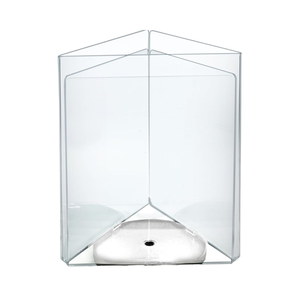 Ba mặt xoay dọc <span class=keywords><strong>Acrylic</strong></span> hiển thị đứng đơn chủ cho nhà hàng văn phòng Bán Lẻ-kỹ thuật số biển và hiển thị - Product Image 2