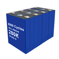 10000 siklus Hithuim 320Ah 12000 siklus Lifepo4 Ion Lithium 280K 50Ah 105Ah 230Ah 300Ah 314AH 320AH 24V 48V baterai energi surya
