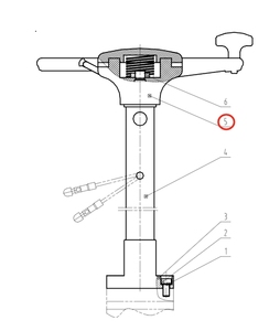 Pièce compatible Liugong 47K2049 - Volant pour ensemble complet de pièces de machines de construction - Product Image 5