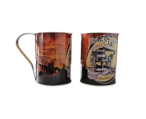 <strong>Tin</strong> Cup with Handle Metal <strong>Pencil</strong> Cup Promotion Cup <strong>Tin</strong> - Product Image 6