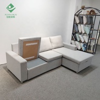 Iving room-sofá Seccional de color blanco, cama con almacenamiento para ananada rarawer