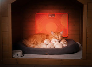 Plaque chauffante FIR écologique 250W pour animaux de compagnie, contrôle précis de la température avec télécommande pour une production d'œufs saine en hiver - Product Image 6