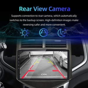 Système de divertissement pour voiture Rhythm 9 pouces, autoradio FM, lecture vidéo USB, lecteur audio, autoradio pour Chevy Aveo Sonic 2012-2016 - Product Image 2