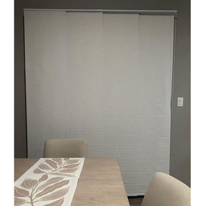 รางมู่ลี่แผง<span class=keywords><strong>ม่าน</strong></span>แถบไม้ระแนงขนาดใหญ่สำหรับประตูแนวตั้งที่<span class=keywords><strong>กั้น</strong></span>ระยะผ้าม่าน - Product Image 1