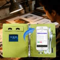 Escáner de Papel Inteligente para Teléfono Móvil, Versión Global, Compatible con Grabación de 70H, para Regalo Ejecutivo, Logotipo Personalizable