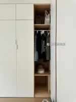 Armoire à linge en bois, armoire intelligente en MDF, mobilier pour la maison, utilisation scolaire, design moderne, gain de place, grande capacité