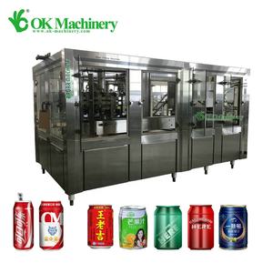 Máquina de llenado de latas de OKC-04 automática, gran oferta, para bebidas carbonizadas/línea de sellado de latas de shanghai - Product Image 1