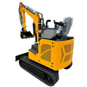 Mini-excavatrice sur chenilles bleue de 17 tonnes, machine de terrassement électrique hydraulique pour le retransplantation d'arbres et les travaux de construction - Product Image 4