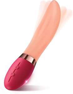 Nuovo Vibratore Riscaldante a Vibrazione Oscillante, Massaggiatore Portatile Multifunzione per Punto G, Vibratore Ricaricabile in Silicone - Product Image 2