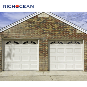 Portes de garage en acier coloré RICHOCEAN, fabrication sur mesure, prix bas, entrée de voitures, portes sectionnelles coulissantes - Product Image 5