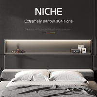 Moderne Edelstahl-TV-Serie Lager regal Nachttisch Eingebettete Metall trennwand Ecke für Wohnzimmer Badezimmer montiert