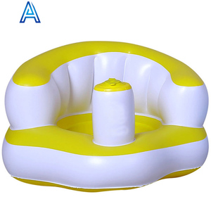 Venta caliente de fábrica de alta calidad duradero ecológico PVC soplado de aire inflable Asiento de baño cojín de baño personalizable - Product Image 1