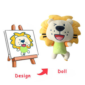 Low Moq ODM OEM Design personalizzato disegno bambola peluche, animale umanoide cuscino coperta mascotte personalizzata - Product Image 1