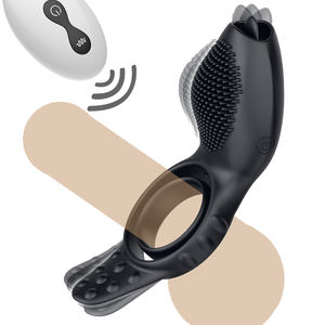 Tiktok Hot Sale Koppels Seksspeeltje Afstandsbediening Cock Ring <span class=keywords><strong>Time</strong></span> Stimuleert Vrouwelijke Meerdere Gevoelige Gebieden - Product Image 2
