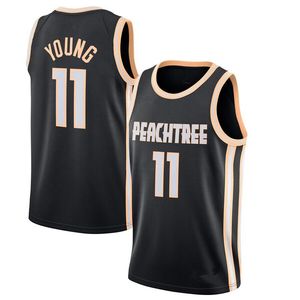 Maillots de sport d'équipes de basketball américaines, confortables et respirants, personnalisés, vente en gros, Atlanta11 <span class=keywords><strong>Trae</strong></span> <span class=keywords><strong>Young</strong></span> - Product Image 5