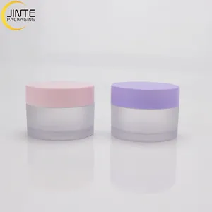 30毫升1盎司磨砂罐子与紫色粉红色的上盖润唇膏