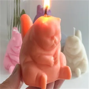 Уникальный поставщик свечей Pyro Pet Skeleton grumpy fat Cat