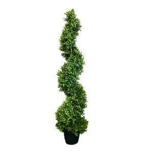 Plante artificielle en spirale de buis Milan Rosemary pour la décoration de jardin, Noël et Halloween - Product Image 5