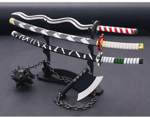 Épée <span class=keywords><strong>Katana</strong></span> <span class=keywords><strong>Demon</strong></span> <span class=keywords><strong>Slayer</strong></span> 26 cm en métal, modèle jouet, vente chaude, prix d'usine - Product Image 2