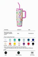 Tazza da Viaggio Isolata 40oz in Acciaio Inox con Doppio Uso, Personalizzabile, per Caffè e Bevande, con Cannuccia e Manico