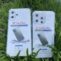 Échantillon gratuit coque de téléphone transparente anti-jaune en TPU Anti-chute couverture à quatre coins pour iPhone 17 16 15 14 Pro Max accessoires de téléphone