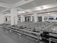 Sistem Pallet Modular Anti Debu ESD, Jalur Pengujian Perakitan Otomatis Konveyor Rol Bebas, Sistem QIANRUN 380V yang Dapat Disesuaikan
