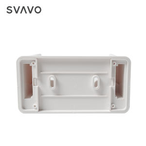 Dispensador de pañuelos de plástico a precio barato, accesorios de baño, rollo de montaje en pared, soporte de papel higiénico con estante para teléfono móvil - Product Image 6