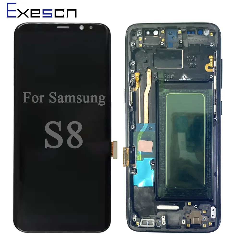 Оптовая Продажа с фабрики, ЖК-дисплей для мобильного телефона Samsung Galaxy S8 S9 S10 S10 + Plus S серии Lcd сенсорный экран с рамкой