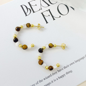 Nuevos Pendientes de Plata S925 para Mujer, Diseño Exclusivo, Sencillos, de Alta Calidad, Exquisitos, Venta al por Mayor de Joyería para Bodas - Product Image 3