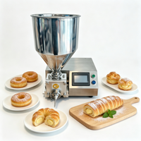 Équipement professionnel pour la fabrication de garnitures de chocolat, confitures et remplissages pour croissants, macarons, beignets et cupcakes