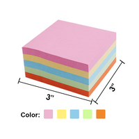 Marque-pages de haute qualité pour l'école et le bureau, notes autocollantes tropicales colorées, notes autocollantes super adhésives, blocs-notes autocollants