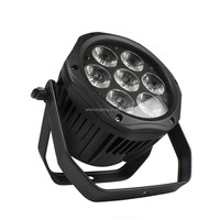 Projecteur LED PAR extérieur étanche IP65 DMX 7x18W RGBWA UV 6-en-1