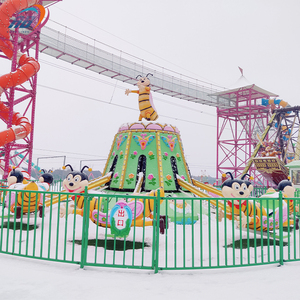 เครื่องเล่นแบบหมุนรูปการ์ตูนสำหรับเด็กอุปกรณ์ในสวนสนุกรูปผึ้งสำหรับเด็ก - Product Image 6