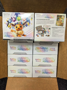 SV Prismatic Evolutions ETB Elite Trainer Box, paquets de boosters complets, tapis de jeu, protège-cartes, toutes les évolutives, coffret cadeau PTCG - Product Image 6