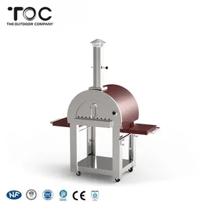 China Factory Supply Outdoor Garden Freestanding Wood Burning Stove Pizza Oven