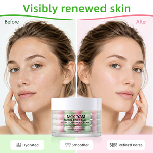 Crema Facial de Cactus en Cápsulas de Doble Color con Microcápsulas para Reparación Profunda de la Barrera Cutánea y Hidratación de Poros Finos (Marca Privada) - Product Image 2