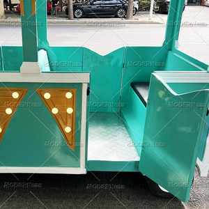 รถไฟเที่ยวชมสวนสนุกสำหรับเด็ก ใช้พลังงานแบตเตอรี่ ตัวรถเหล็ก ไม่ต้องใช้ราง เหมาะสำหรับห้างสรรพสินค้า - Product Image 5