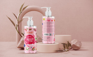 Gel Douche Hydratant Éclaircissant à la Niacinamide et Vitamine E, Nettoyant Doux pour Tous Types de Peau 250ml - Product Image 2