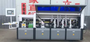 Wood Woodworking Automatic Corner Rounding Edge Banding Multifunctional Sealing Repairing Thread Trimming Bander Machine