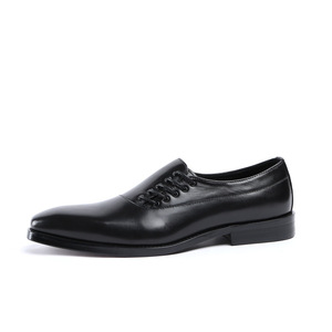 Chaussures pour hommes - Chaussures en cuir décontractées à lacets latéraux - Version coréenne - Chaussures en cuir respirantes - Tendance - Product Image 4