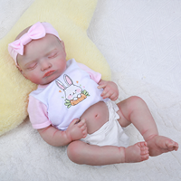 Boneka Bayi Reborn 18 Inci, Mirip Asli, Bahan Vinyl Lembut, Boneka Bayi Baru Lahir Realistis, Mainan untuk Anak, Hadiah, Grosir, Custom