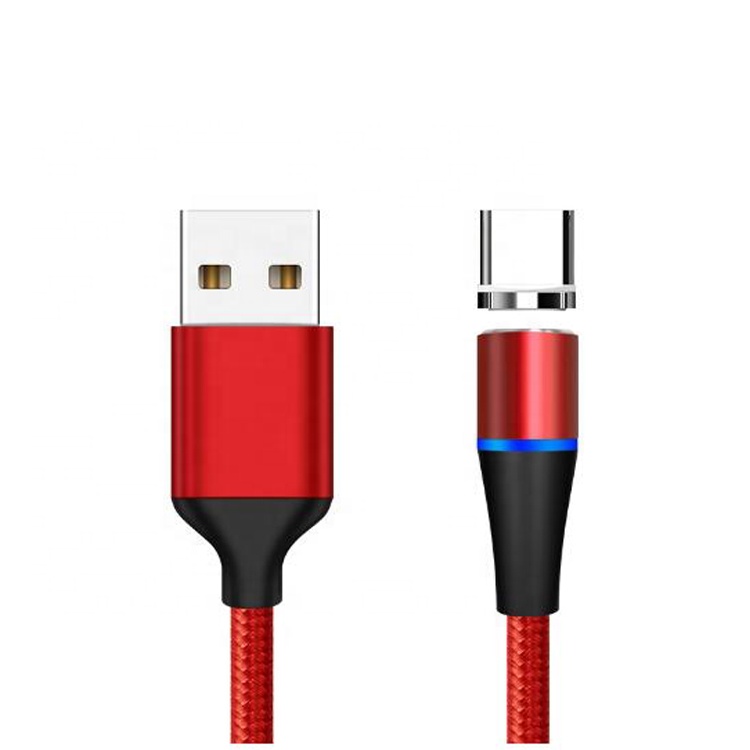 1 метр, автоматическое поглощение, нейлоновая оплетка, магнитное зарядное устройство usb 3 в 1, кабель