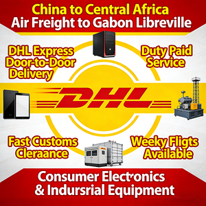 Transporte Aéreo a Gabón, Libreville, de China a África Central, Servicio Express DHL Puerta a Puerta DDP - Product Image 2