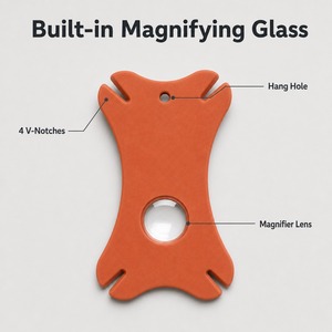 Dispositivo Portatile in Plastica per la Rimozione di <span class=keywords><strong>Zecche</strong></span> con Lente d'Ingrandimento, Strumento per Cani, Gatti e Animali Domestici, Ideale per Escursioni e Campeggio - Product Image 3