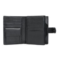 Dompet Lipat Pendek Pria Kulit Asli Vintage Tahan Air, Banyak Slot Kartu, Tempat Kartu, Penjepit Uang, Kantong Koin, Untuk Penggunaan Sehari-hari