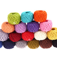 Vente en gros 1mm 2mm 3mm 5mm 6mm 8mm cordon macramé naturel torsadé coton jute pour la décoration de la maison