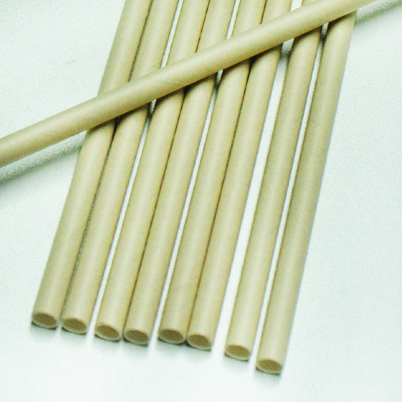 Customizable Biodegradable Eco-Friendly Natural Paper Straws Acceptable for Use Neat Incision Included in Paper Packaging