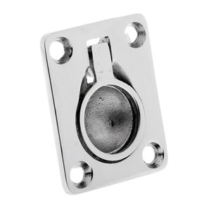 Stainless Steel Lift Ring 38x48mm Square Marine Hardware for <b>Boat</b> <b>Floor</b> Replacement Repair - Product Image 1