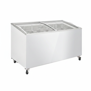 Congelador Horizontal Comercial para Supermercado, 482 L, 2 Puertas, Tapa de Vidrio, Una Sola Temperatura, Descongelación Automática 4 - Product Image 2
